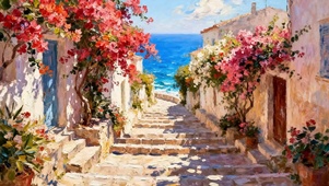 花草树木海景