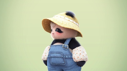 熊非熊偷看手机小农夫