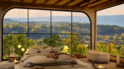 秋林放松别墅小屋