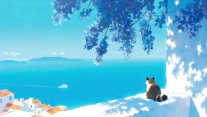 海边的小猫