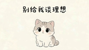 别给我谈理想