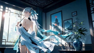 房间古风少女