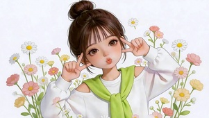 爱笑的女孩超幸运