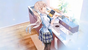 厨房小女生