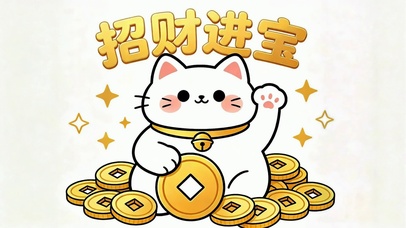 招财进宝可爱招财猫