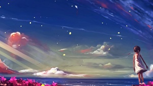 海岸少女
