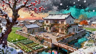 雪景乡村