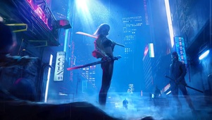 双刀少女 赛博朋克
