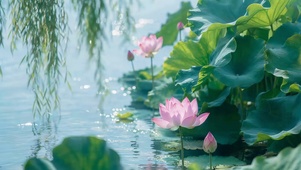 夏日荷花