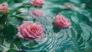 水中玫瑰
