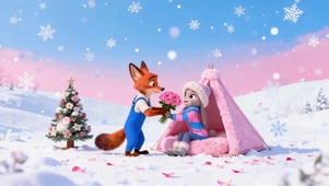 狐尼克和兔朱迪冬日CP