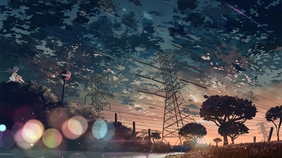 唯美的夜空