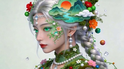 清纯长发女孩