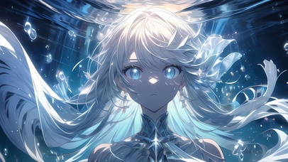 水中女孩