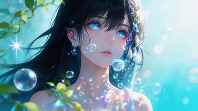 治愈泡泡女孩