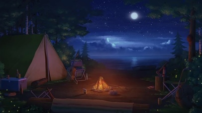 露营篝火