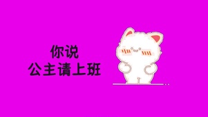 你说公主请上班