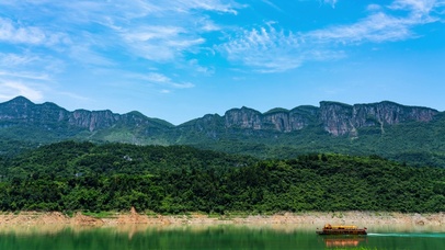 4K夏日山水风景喀斯特