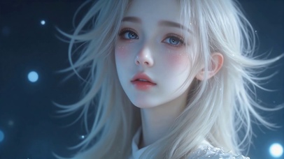 幼态白毛清纯女孩