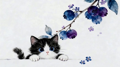 捉迷藏的猫