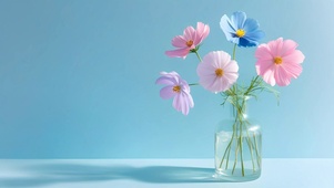 小清新桌面插花