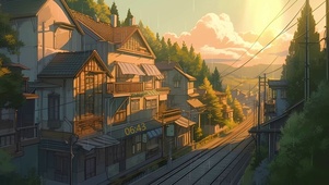 月色小街