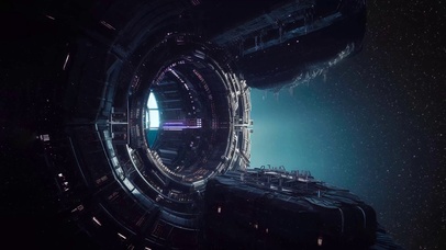 科幻太空宇宙飞船