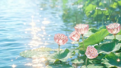 夏天荷花
