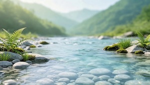 纯净溪流