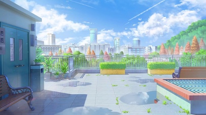 4K清新午后阳台