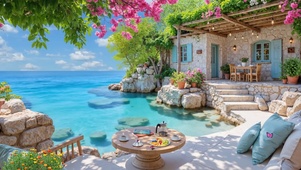 唯美夏日海滩