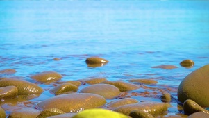 4k唯美夏日海浪海边风光