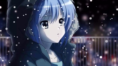 雪中女孩