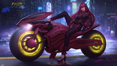 赛博朋克 fate 斯卡哈