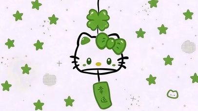 幸运四叶草风铃