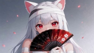 可爱猫耳女孩