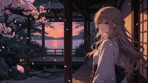 花落黄昏后