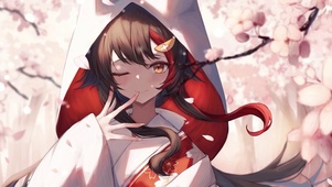 神社女孩