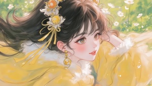 金缕花影娇妍韵