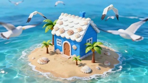 海中小屋
