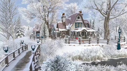大雪纷飞