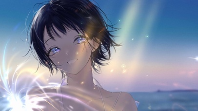 微笑的少女