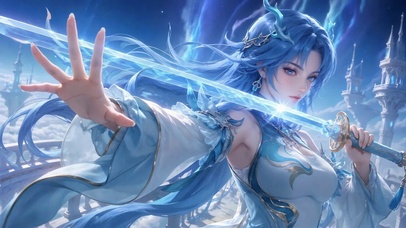 梦幻云端御剑美女清宵