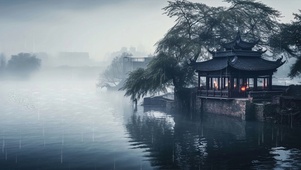雨夜ai壁纸