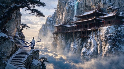 飞瀑仙居