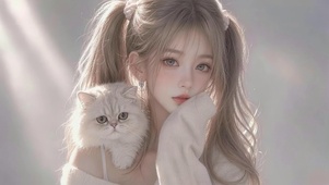 少女与猫咪日常
