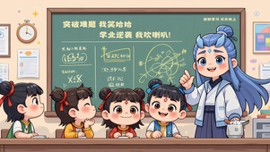 突破难题我笑哈哈