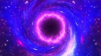 紫色黑洞-星空系列