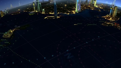 3D地球实景带鱼屛