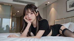 清纯知性美女